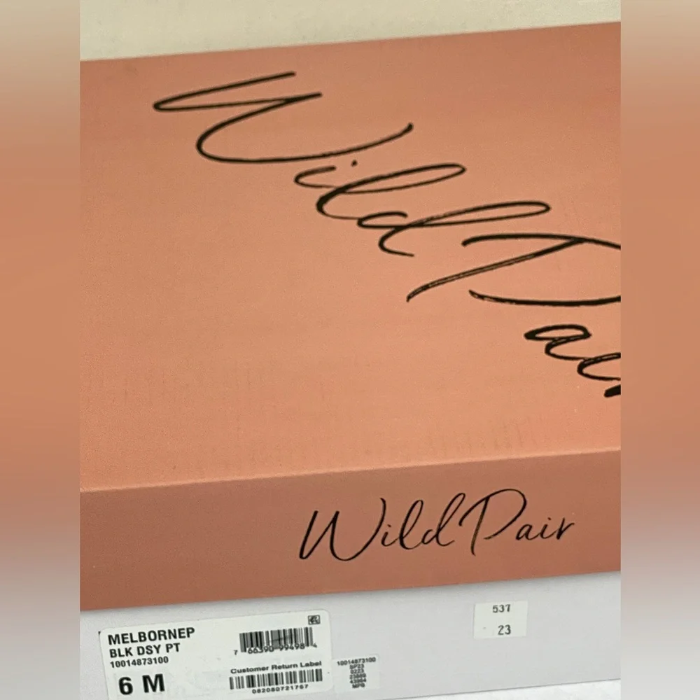 Melborne Platform Sandals Black Daisy - Picture 5 of 7